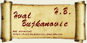 Hval Bujkanović vizit kartica